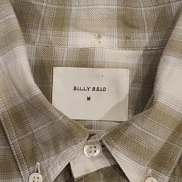 Billy Reid Short Sleeve Button Down M - Picture 3 of 5